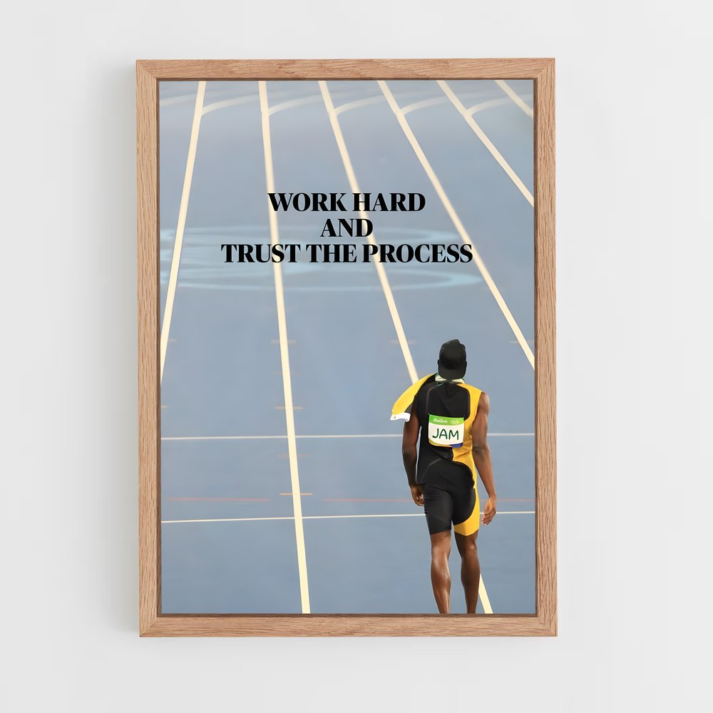 Poster Usain de bolt – affiche Athlétisme (vue 4)